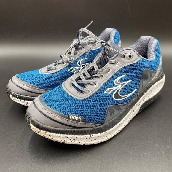 Gravity Defyer Mighty Walk Sneaker Blue/Gray Men’s Size 10 - Picture 1 of 13
